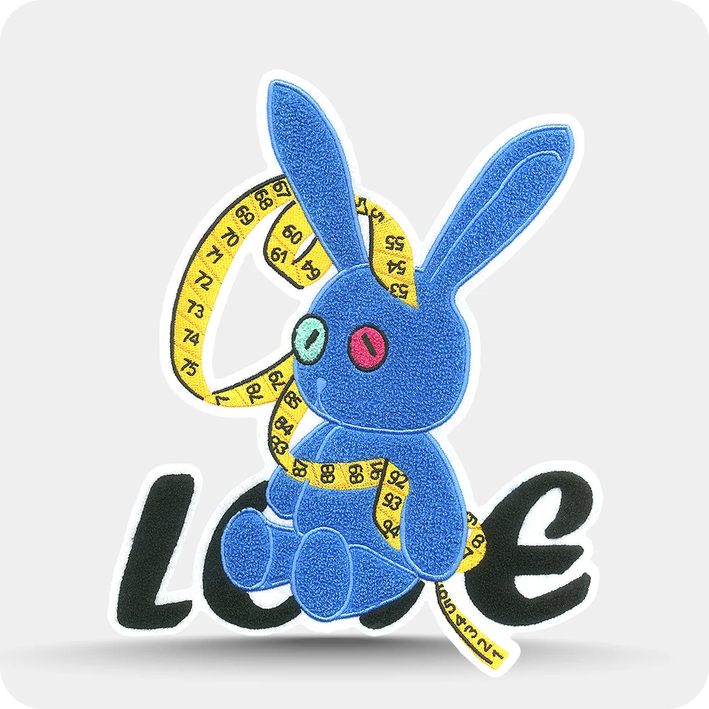 Chenille mascot patch case