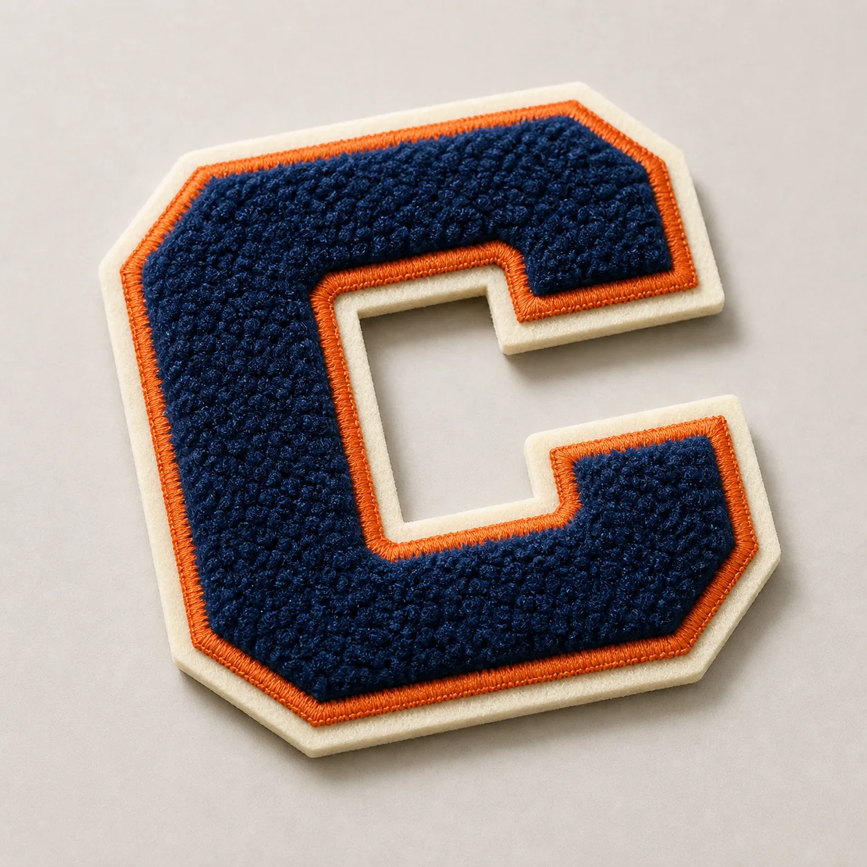 Chenille varsity letter patches for jacket fronts